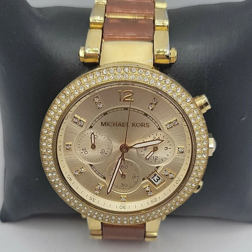 Michael Kors Parker Mini MK6139 Women's Stainless Steel Analog Dial Watch AM673